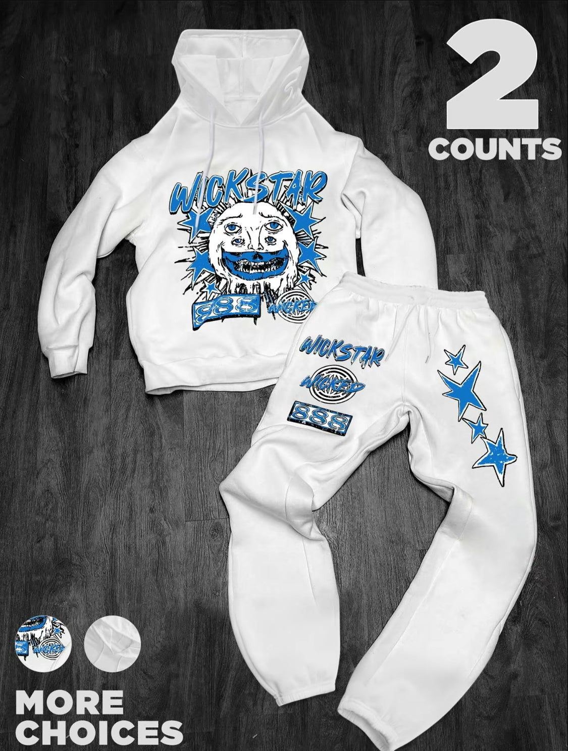 Men's Regular Fit Cartoon Face & Letter Print
Sweatshirt & Pocket Drawstring Waist
Sweatpants Two-piece Set, Casual Fashion Cozy Breathable Two Piece Outfits for Daily Outdoor Wear, Men Clothes for Fall & Winter