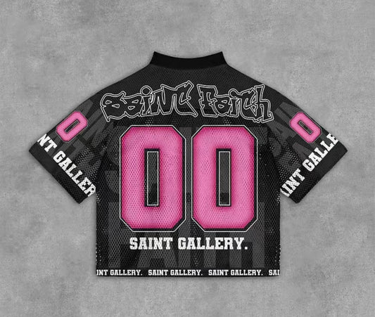Vintage Saint Faith Legend Graphics Print
Basketball Jersey with Unique Logo Design, Soft & Breathable Fabric, Baggy Fit, Versatile Style