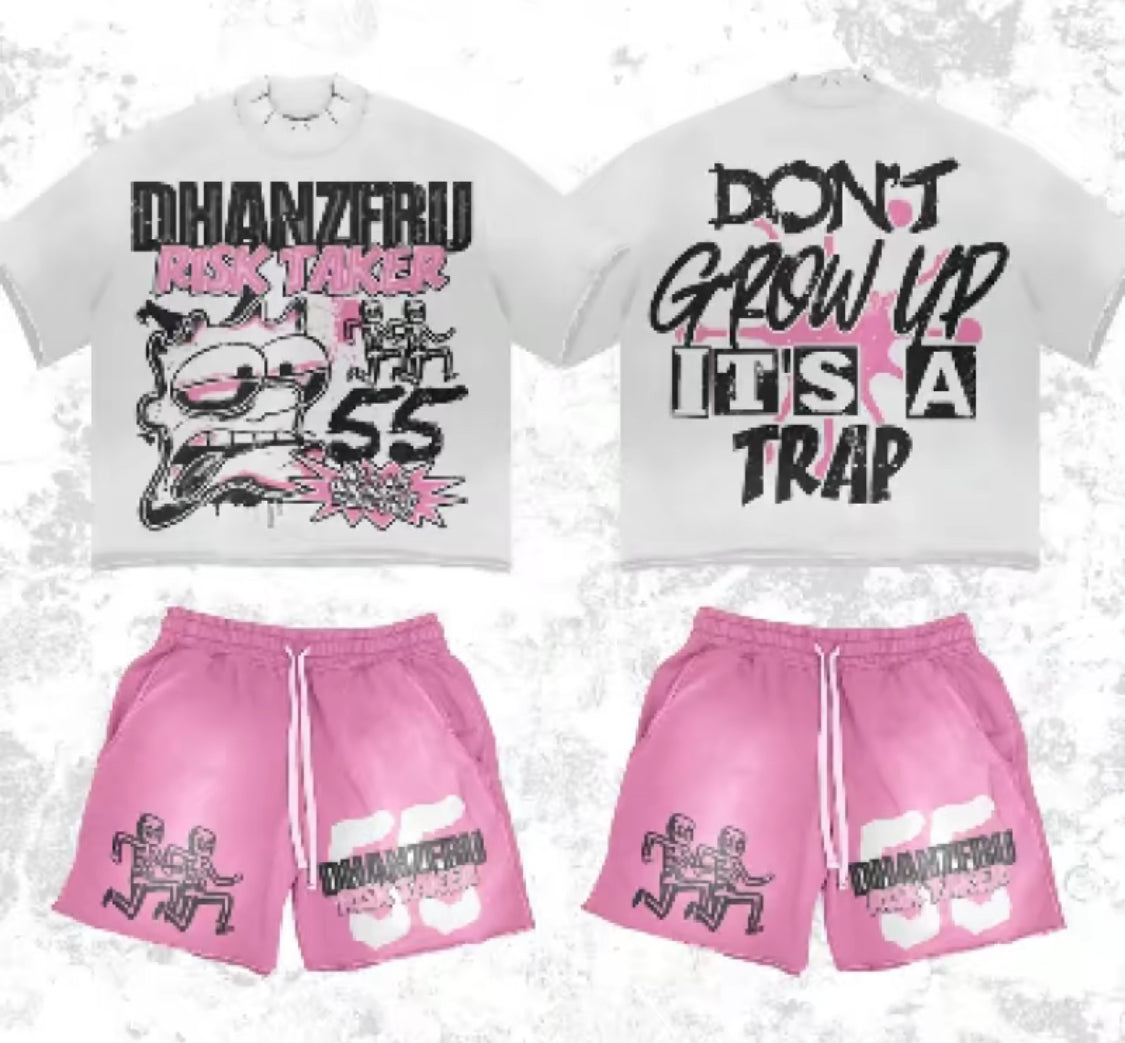Don't grow up it's a trap Dhinzeri Sopula Y2K
Print Graphic Shirt Hot Street HipHop Shirt