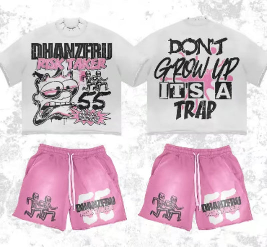 Don't grow up it's a trap Dhinzeri Sopula Y2K
Print Graphic Shirt Hot Street HipHop Shirt