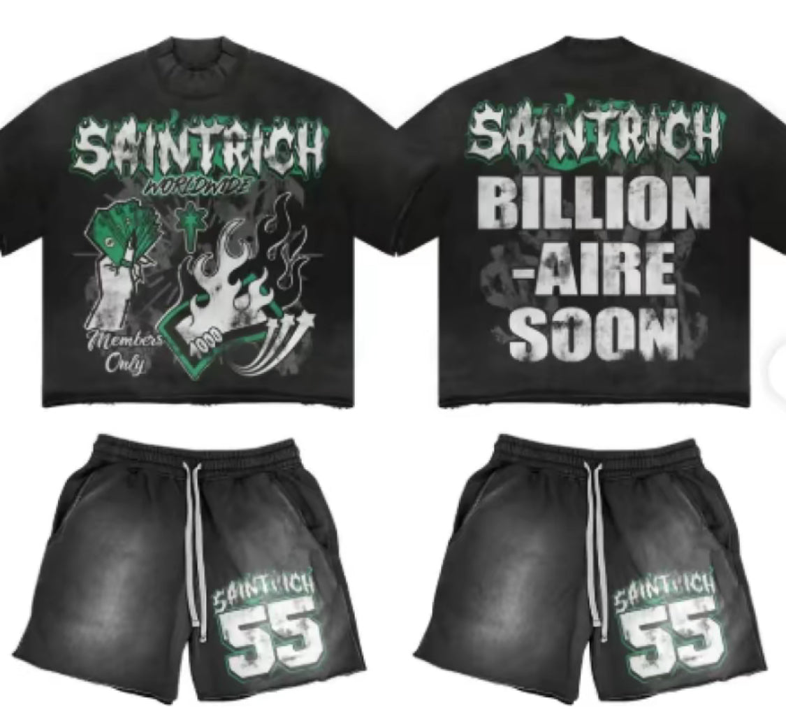 saintrich billion aire soon Dhinzeri Sopula Y2K
Print Graphic Shirt Hot Street HipHop Shirt